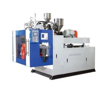 Blaasmachine voor extrusie van kunststof vaten